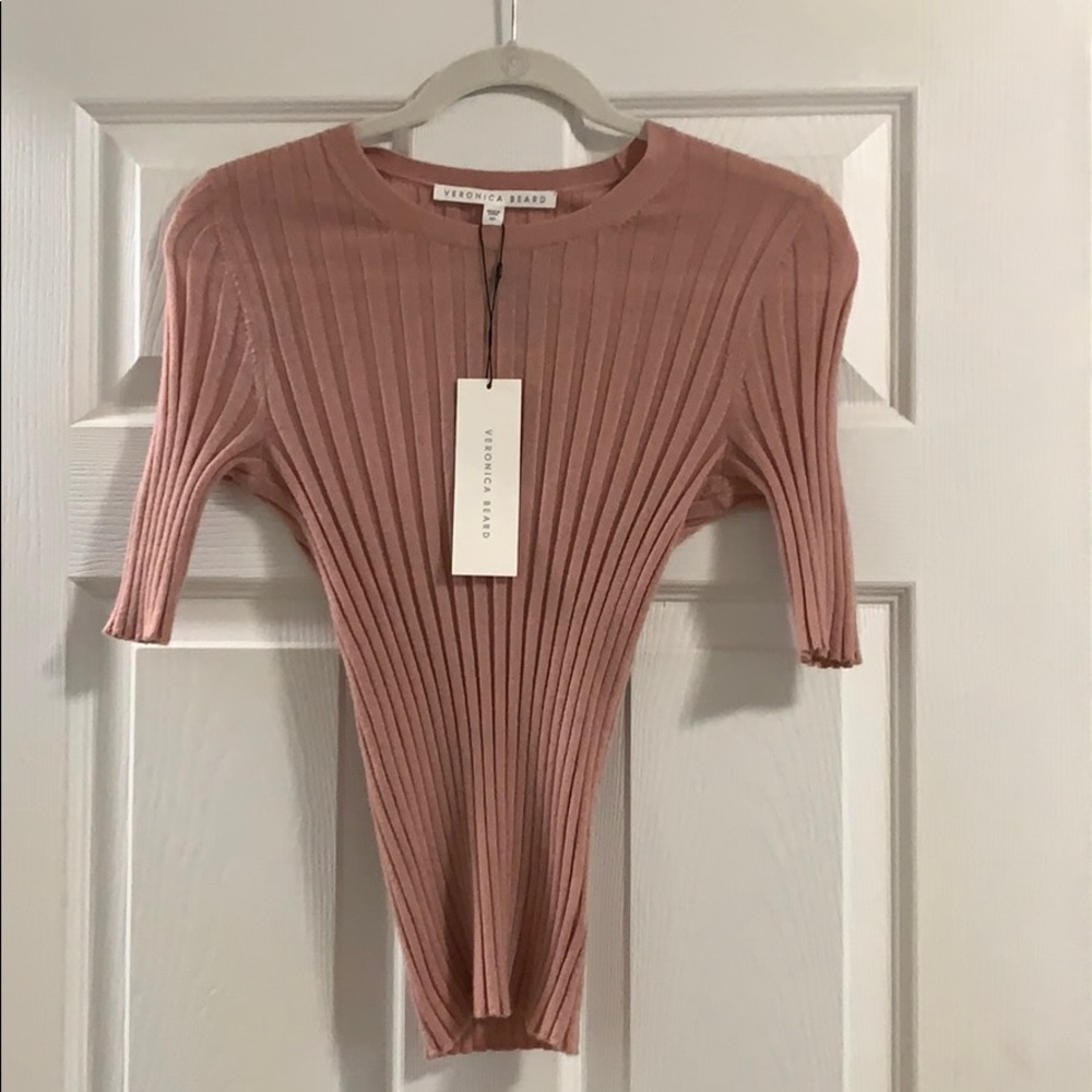 Veronica Beard Cashmere Crew Neck pullover- XS